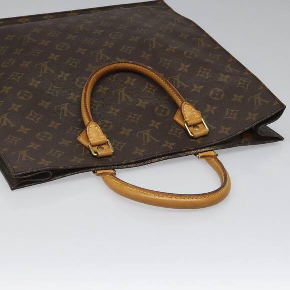 LOUIS VUITTON Monogram Sac Plat Hand Bag M51140 - Picture 6 of 16